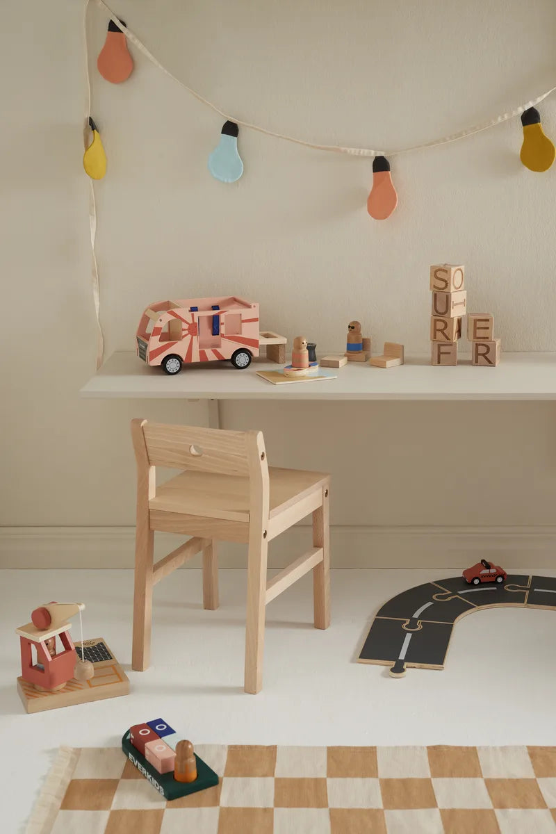 Wooden Camper Van - with Accessories