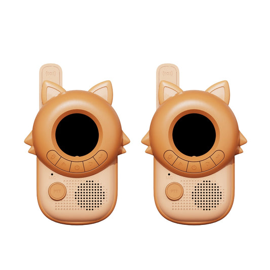 Walkie Talkie Set - Fox Design - 3km Range